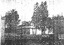 Рис. 2. Костел у Гросс-Вердері з боку вулиці. Фото 1905р.