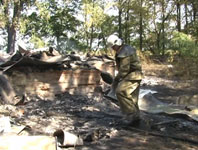 Фото з пожежі, 16 серпня 2008 р. З сайту ГУ МВС України в Полтавській області