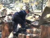 Фото з пожежі, 16 серпня 2008 р. З сайту ГУ МВС України в Полтавській області